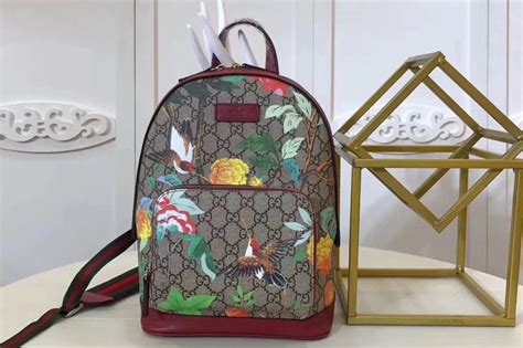 Gucci/Gg Tian Backpack/Red/427042/213 /A /69 Used 